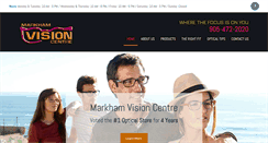 Desktop Screenshot of markhamvision.com